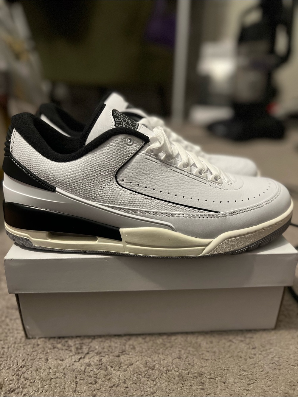 Jordan 2 low “3/4 black” Sneaker